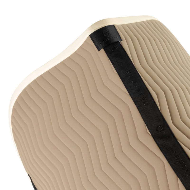 Equestro Sottosella Wave Quilting salto in tessuto tecnico - Oxford Tan/Bianco antico