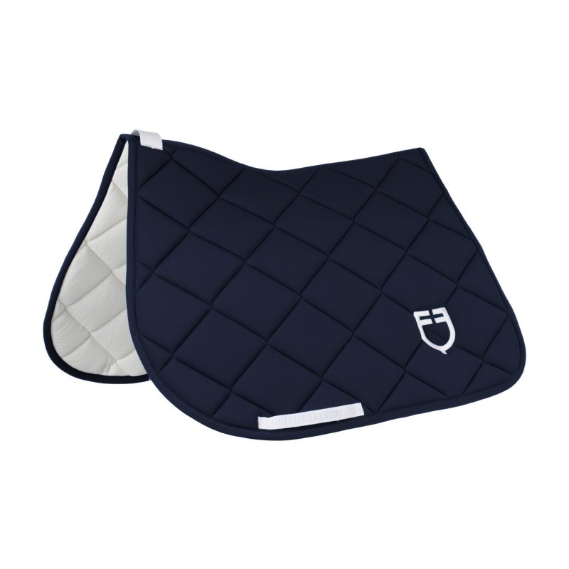 Equestro Sottosella salto GP con interno a nido d’ape - Blu navy/Bianco