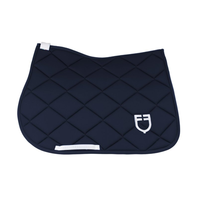 Equestro Sottosella salto GP con interno a nido d’ape - Blu navy/Bianco