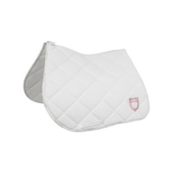 Equestro Sottosella da salto con logo multicolor - Bianco/Ballerina