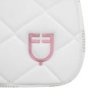 Equestro Sottosella da salto con logo multicolor - Bianco/Ballerina