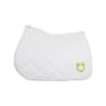 Equestro Sottosella da salto con logo multicolor - Bianco/Lime Green