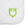 Equestro Sottosella da salto con logo multicolor - Bianco/Lime Green