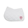 Equestro Sottosella da salto con logo multicolor - Bianco/Poppy Red