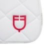 Equestro Sottosella da salto con logo multicolor - Bianco/Poppy Red