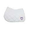 Equestro Sottosella da salto con logo multicolor - Bianco/Hite/Dahlia Purple