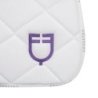 Equestro Sottosella da salto con logo multicolor - Bianco/Hite/Dahlia Purple