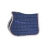Equestro Sottosella da salto con passamaneria a contrasto - Blu navy/Rosso/Grigio