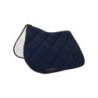 Equestro Sottosella salto in tessuto tecnico con logo - Blu navy/Nero