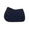 Equestro Sottosella salto in tessuto tecnico con logo - Blu navy/Nero