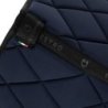 Equestro Sottosella salto in tessuto tecnico con logo - Blu navy/Nero