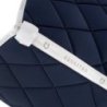 Equestro Sottosella salto in tessuto tecnico con logo - Blu navy/Bianco