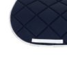 Equestro Sottosella salto in tessuto tecnico con logo - Blu navy/Bianco