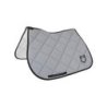 Equestro Sottosella salto in tessuto tecnico con logo - Grigio/Nero