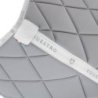Equestro Sottosella salto in tessuto tecnico con logo - Grigio/Bianco