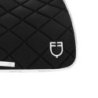 Equestro Sottosella salto in tessuto tecnico con logo - Nero/Bianco