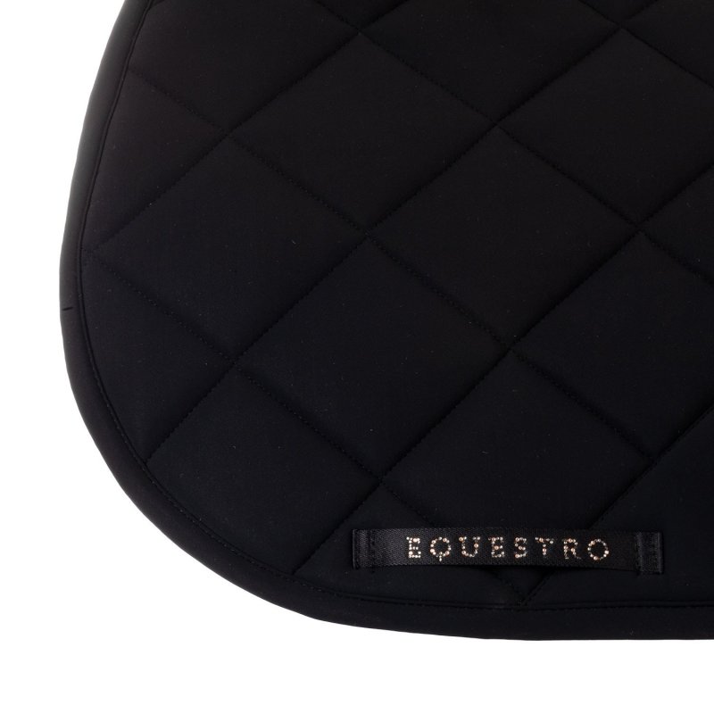 Equestro Sottosella salto con logo in strass - Nero