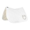 Equestro Sottosella salto con logo in strass - Bianco