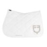 Equestro Sottosella salto con logo in strass - Bianco