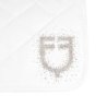 Equestro Sottosella salto con logo in strass - Bianco