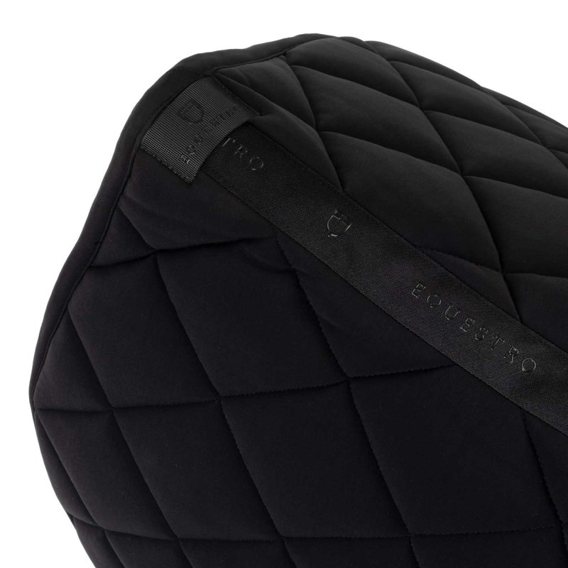 Equestro Sottosella salto con logo in strass - Nero
