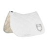 Equestro Sottosella salto con logo in strass - Bianco