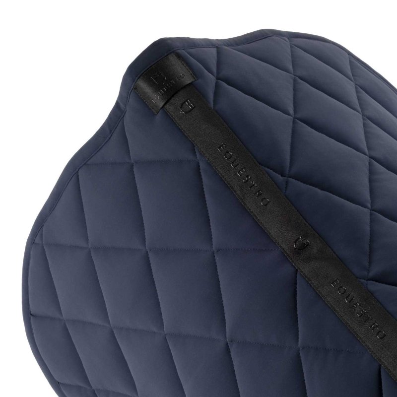 Equestro Sottosella salto con logo in strass - Blu navy