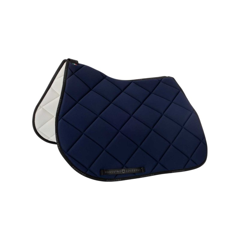 Equestro Sottosella salto in tessuto tecnico traspirante - Blu navy/Nero
