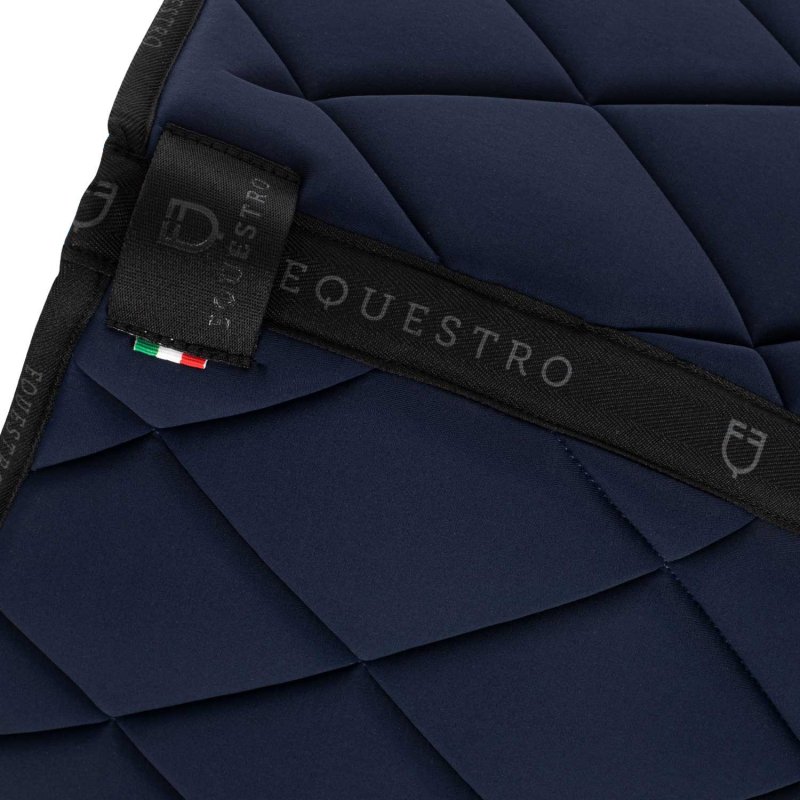 Equestro Sottosella salto in tessuto tecnico traspirante - Blu navy/Nero