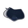 Equestro Sottosella da salto sagomato in cotone - Blu navy
