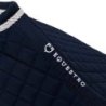 Equestro Sottosella da salto sagomato in cotone - Blu navy