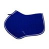 Equestro Sottosella da salto sagomato in cotone - Blu royal
