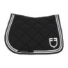 Equestro Sottosella salto Double Stripes in tessuto tecnico - Nero/Bianco