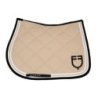 Equestro Sottosella salto Double Stripes in tessuto tecnico - Oxford Tan/Nero