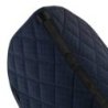 Equestro Sottosella salto con stampa monogram - Blu navy/Nero