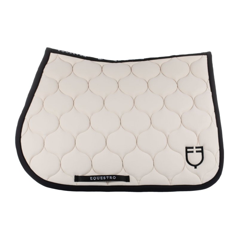 Equestro Sottosella salto con trapuntatura a cipolla - Beige