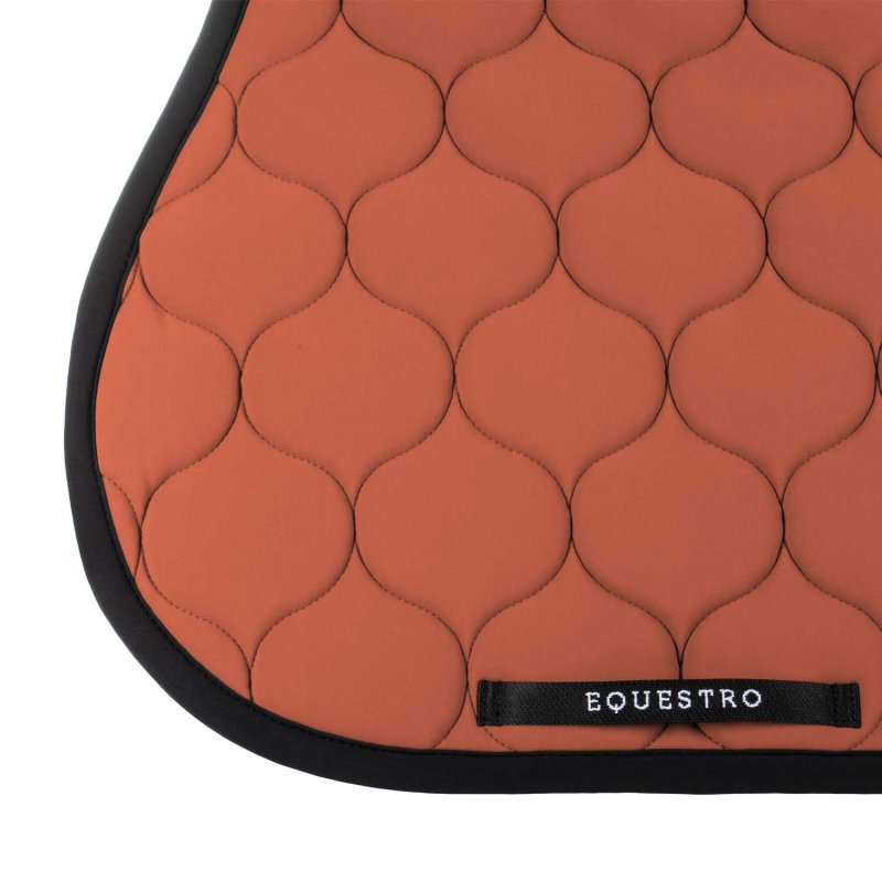 Equestro Sottosella salto con trapuntatura a cipolla - Redwood