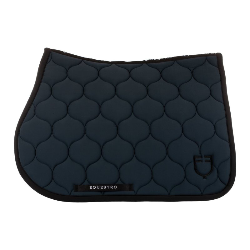 Equestro Sottosella salto con trapuntatura a cipolla - Blu navy