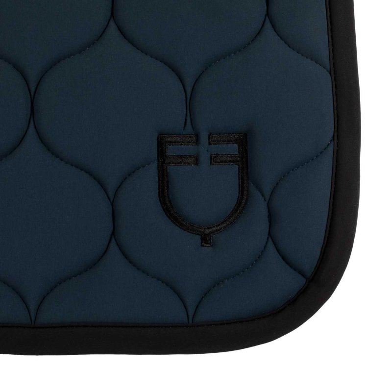 Equestro Sottosella salto con trapuntatura a cipolla - Blu navy