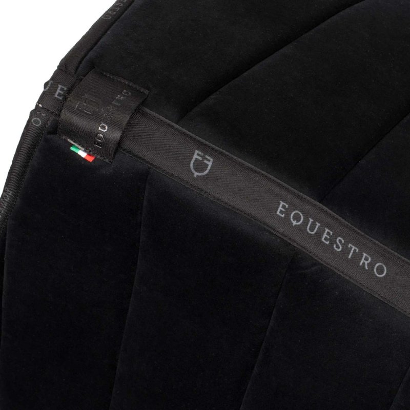 Equestro Sottosella salto in tessuto tecnico Louvre - Nero