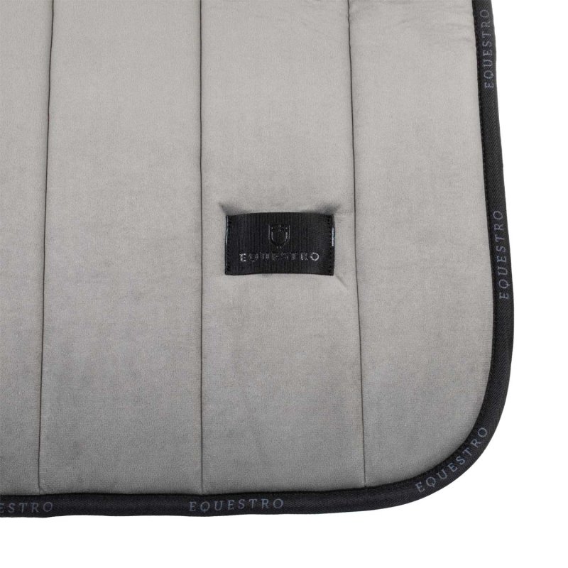 Equestro Sottosella salto in tessuto tecnico Louvre - Grigio/Nero