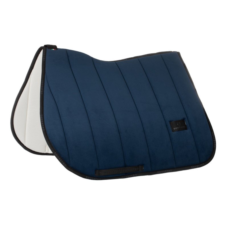 Equestro Sottosella salto in tessuto tecnico Louvre - Blu navy/Nero