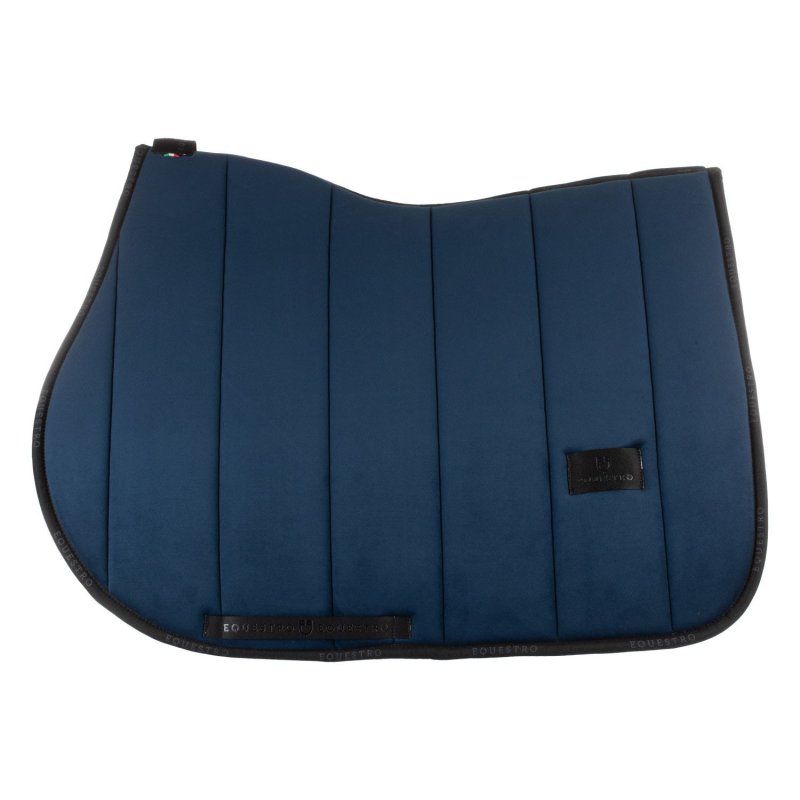 Equestro Sottosella salto in tessuto tecnico Louvre - Blu navy/Nero