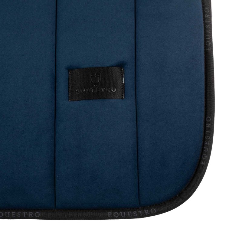 Equestro Sottosella salto in tessuto tecnico Louvre - Blu navy/Nero