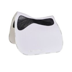 Acavallo Sottosella dressage Twin Side con grip in gel - Bianco