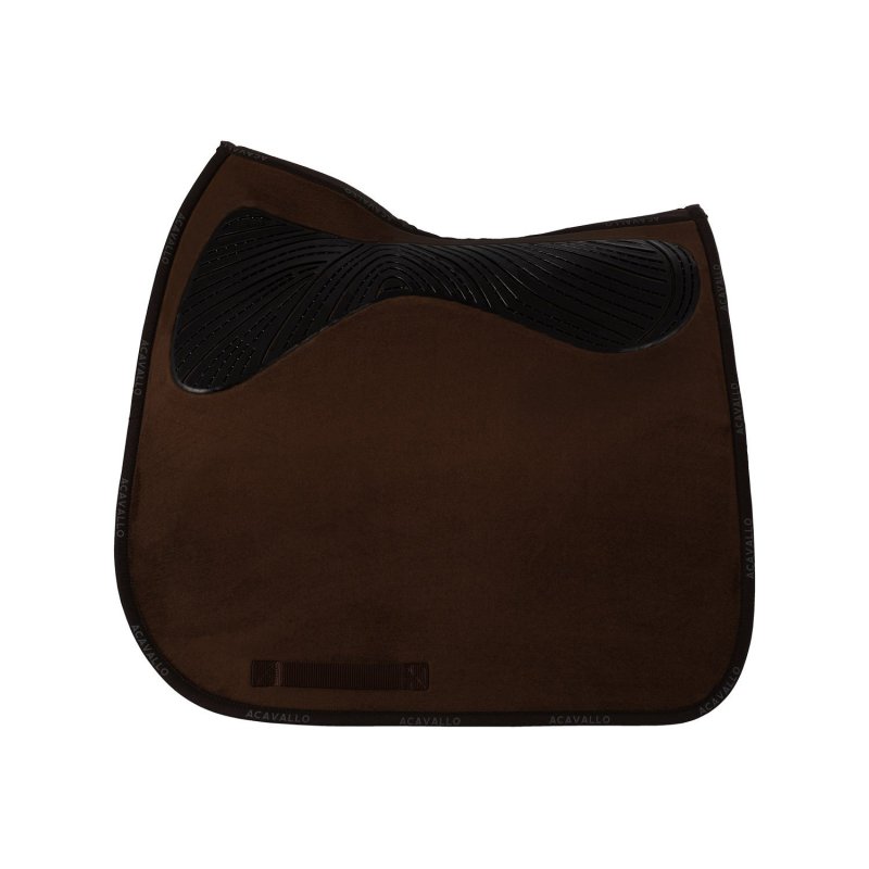 Acavallo Sottosella dressage Twin Side con grip in gel - Marrone