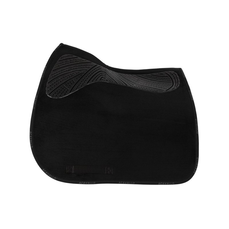 Acavallo Sottosella dressage Twin Side con grip in gel - Nero