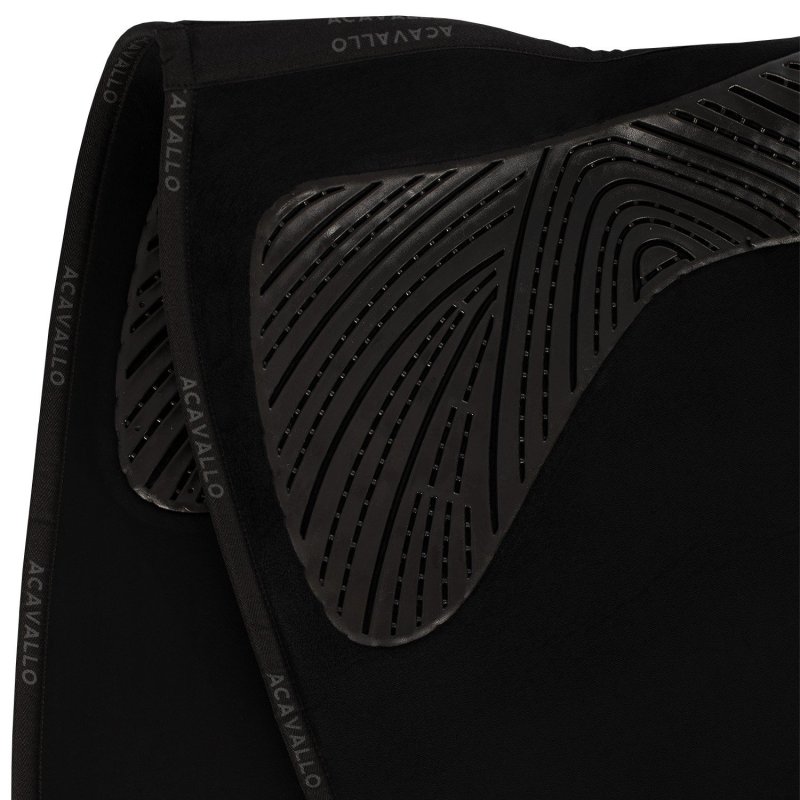 Acavallo Sottosella dressage Twin Side con grip in gel - Nero