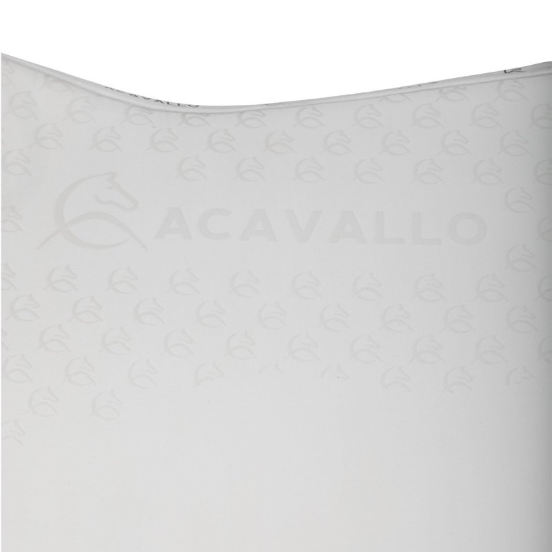 Acavallo Sottosella dressage con bambù e grip silicone - Bianco