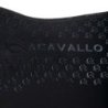 Acavallo Sottosella dressage con bambù e grip silicone - Nero